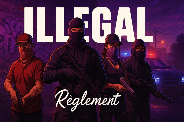 RÈGLEMENT GÉNÉRAL DES GROUPES ILLÉGAUX