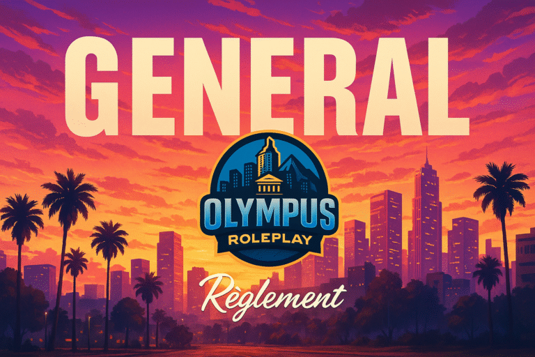 Règlement intérieur OLYMPUS RP
